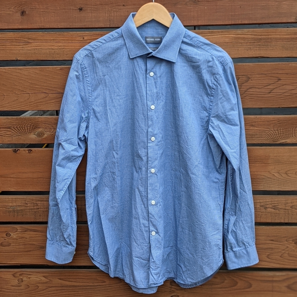 🤩Michael Kors Slim Fit Dress Shirt - Picture 1 of 5